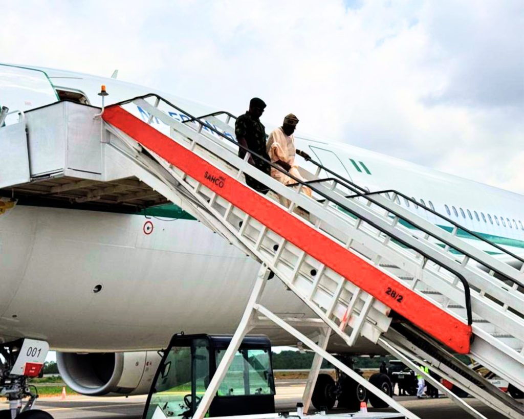 Tinubu arrives Ibadan for Olubadan coronation