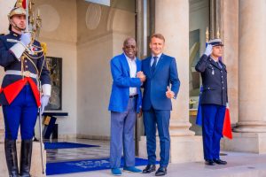 Tinubu, Macron hold private meeting in Paris — Daily Nigerian