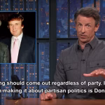 Seth Meyers reacts to Trump's condemnation of bill to release Epstein files