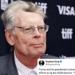 Stephen King posts a prediction for Trump and the 2026 election