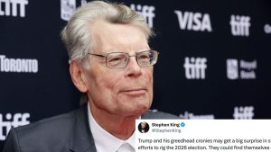 Trump Criticized By Stephen King Over Election Rigging 300x169