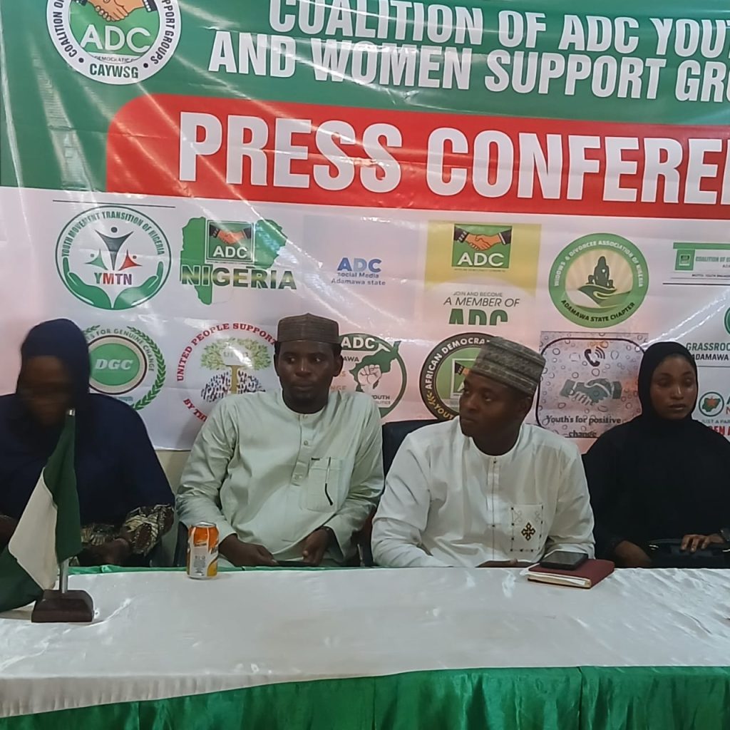 Adamawa ADC youth groups demand fair representation in party leadership