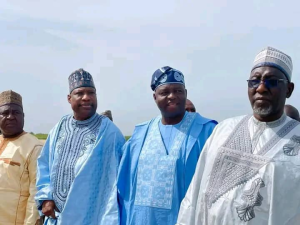 APC National Chairman Arrives In Kebbi For PGF Meeting 300x225