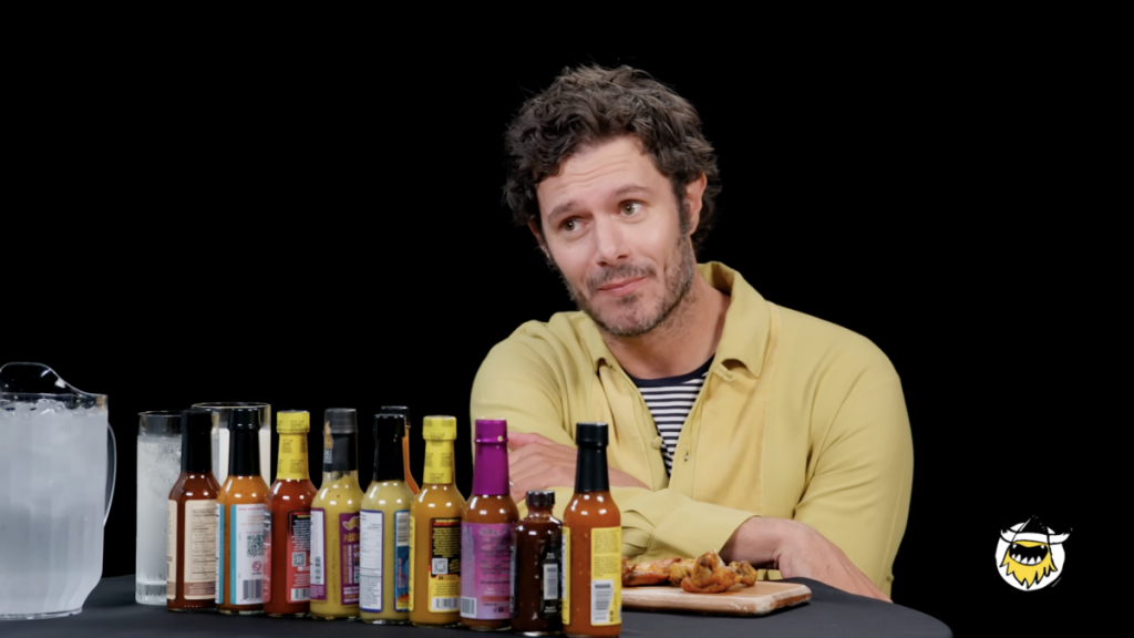 Adam Brody takes on 'Hot Ones,' stays impressively calm