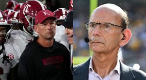 Kalen DeBoer and Paul Finebaum (Credit- Getty)