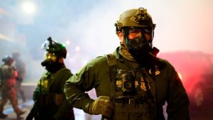 Antifa Protesters Clash With Police In Portland Over Immigration 300x169