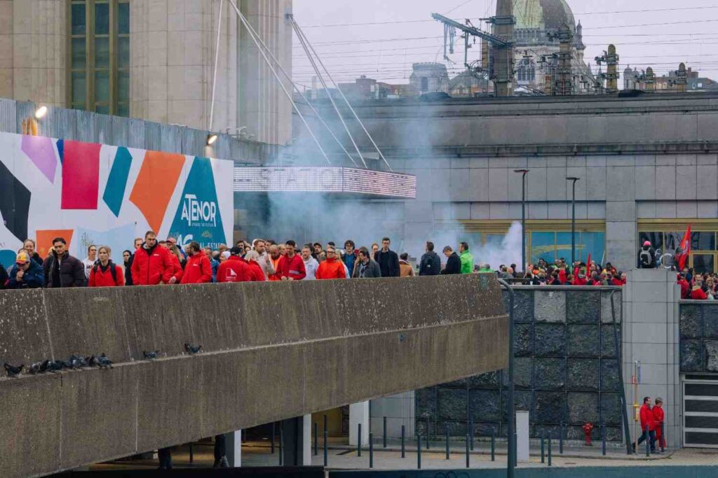 Flights Cancelled As Belgium Hit By National Strike