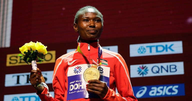 Kenya's Chepng'etich to keep marathon record despite doping ban