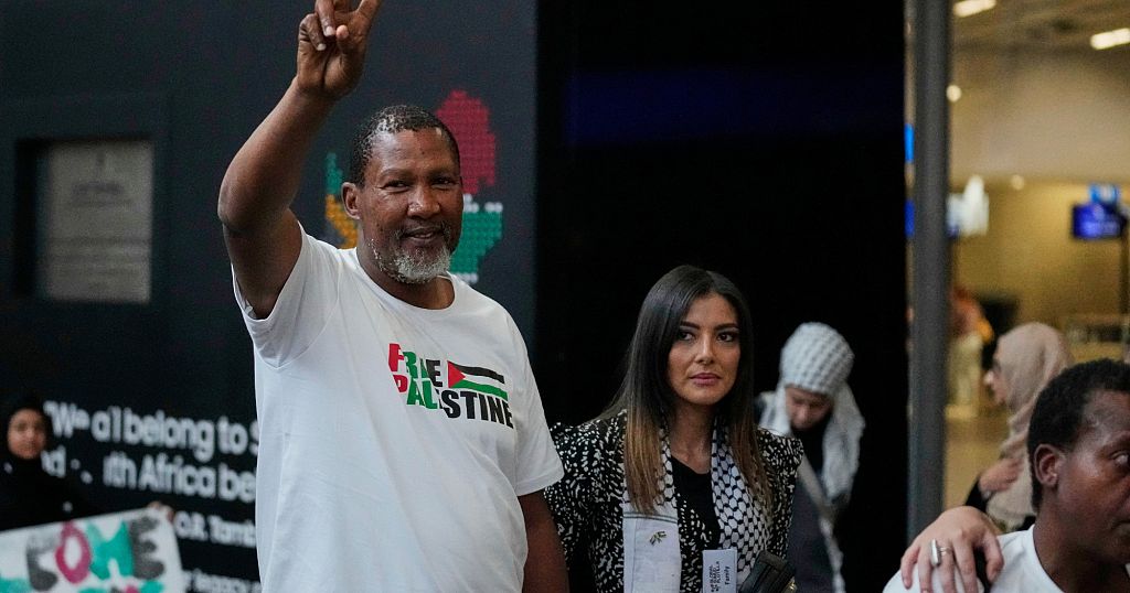 Six South African activists on Gaza flotilla return home after detention in Israel
