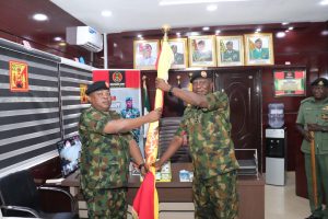 Nigerian Army Brigadier General Nicholas Rume Takes Command 300x200