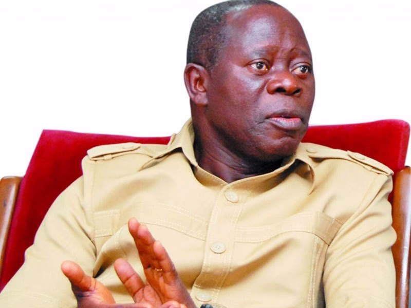 Stop politicians’ spouses from holding sensitive positions - Oshiomhole to INEC chair