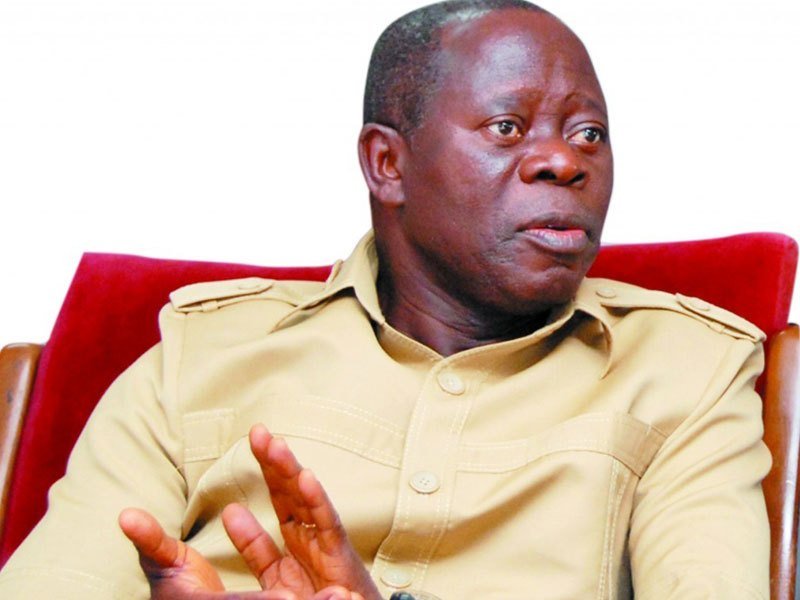Stop politicians’ spouses from holding sensitive positions - Oshiomhole to INEC chair