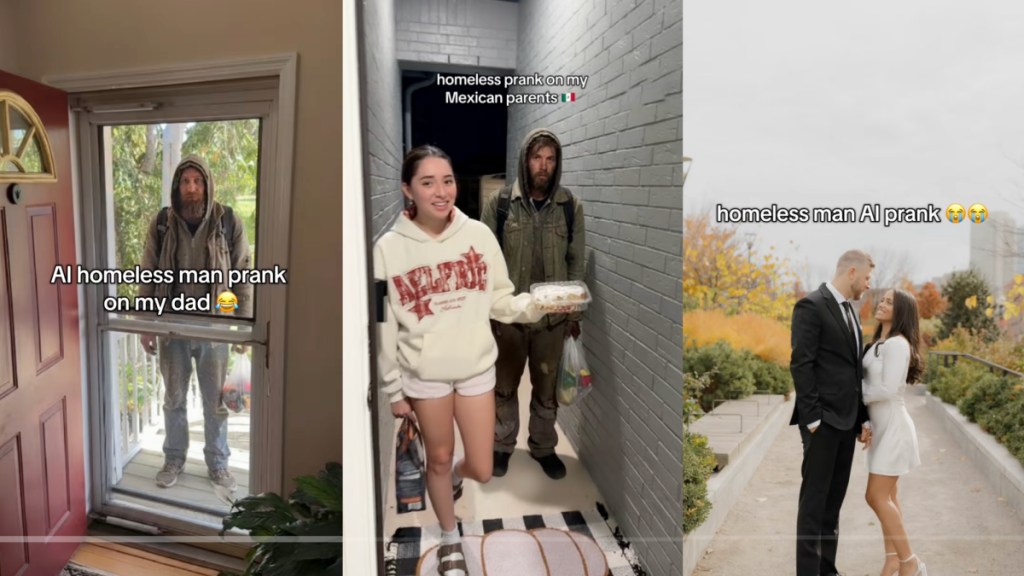 Creators use AI to prank family with fake ‘homeless intruders’