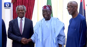 Tinubu Meets Bayo Ogunlesi, Belo-Osagie • Channels Television