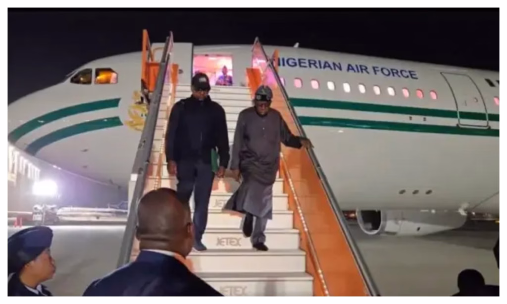 Tinubu arrives Rome for security summit