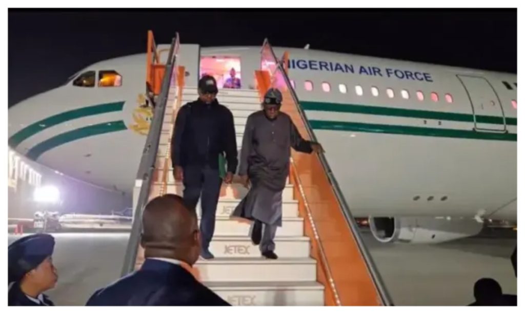 Tinubu arrives Rome for security summit