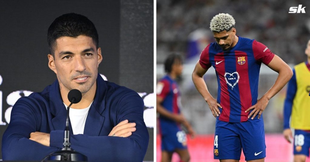 Luis Suarez on Barcelona star Ronald Araujo