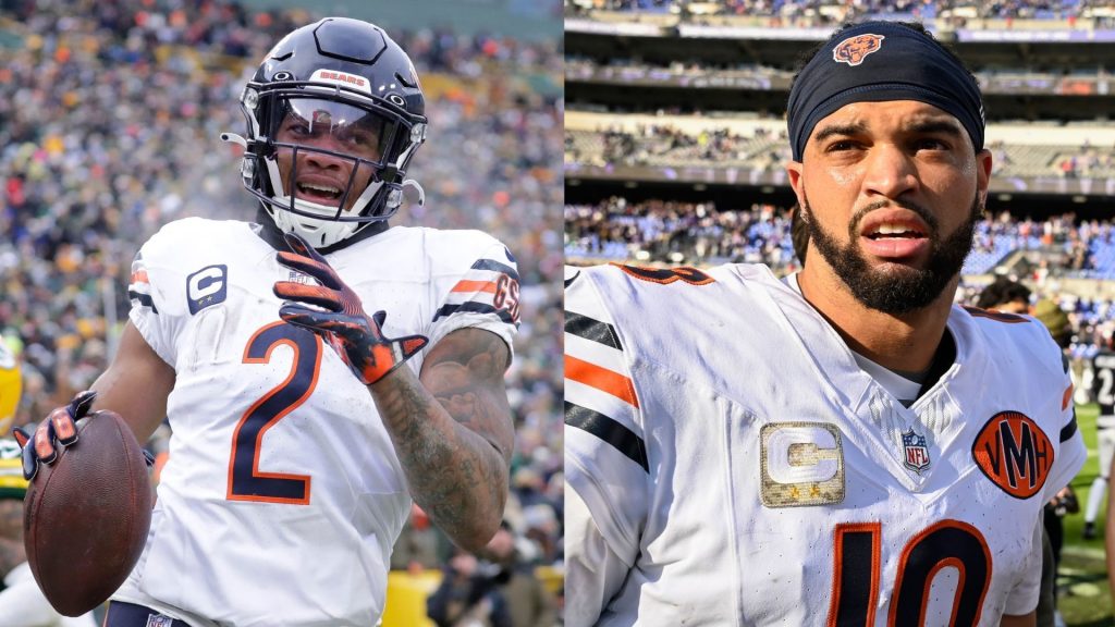 Caleb Williams x DJ Moore collage