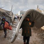 First strong winter rains soak Gaza's makeshift shelters
