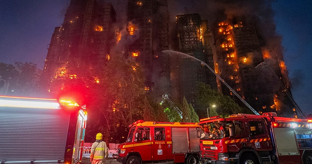 At least 36 dead and hundreds missing in Hong Kong buildings blaze