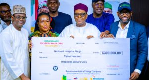 NNPC Donation Supports Cancer Treatment Machine Maintenance 300x162