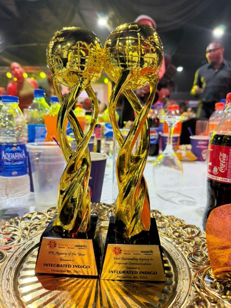 Integrated Indigo Bags PR Agency of the Year and Most Outstanding Agency in Corporate Communications at Brandcom Awards
