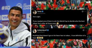 Fans divided after Cristiano Ronaldo