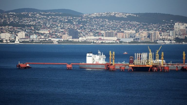 Sea drone strike halts operations at global oil terminal — RT World News