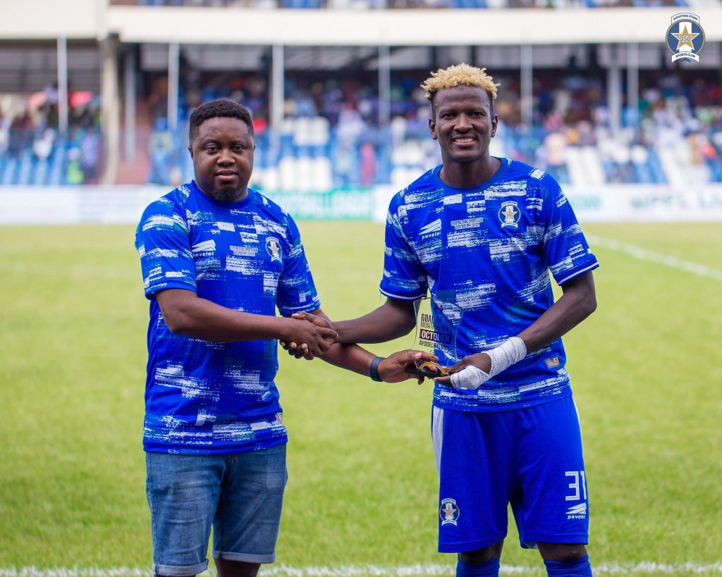 NPFL: Shooting Stars announce October's POTM, GOTM winners