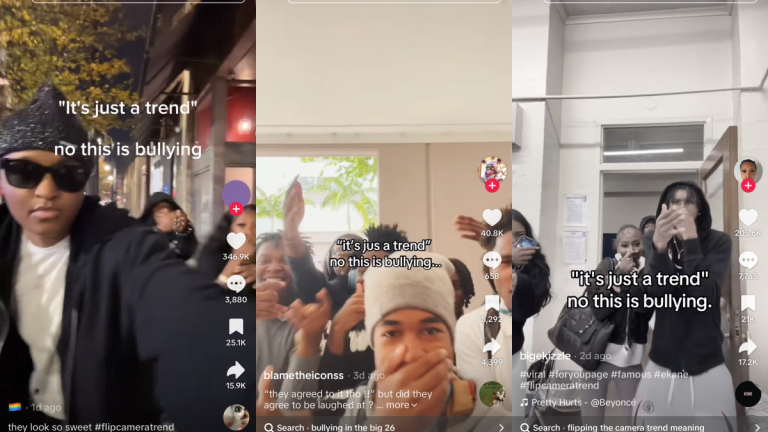 TikTok's flip the camera trend: What it is and why people are upset