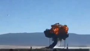 F16 Crash California Pilot Ejects Safely During Training 300x169