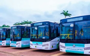 Nigeria Receives 50 CNG Buses For Cheaper Transport 300x188