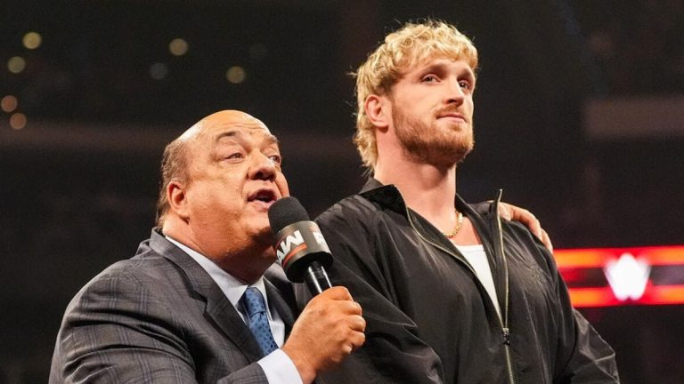 Logan Paul and Paul Heyman. [Image via WWE.com]