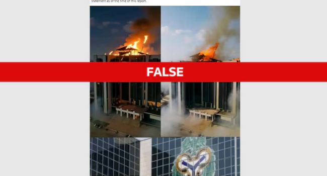 Images Showing Fire At CBN Are AI — Fact Check • Channels Television
