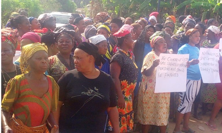 Abia: Women protest alleged hijacking of community resources