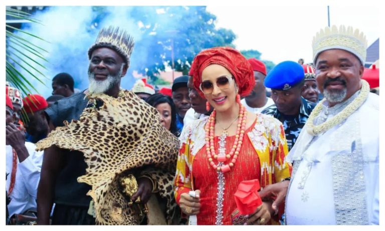 Bianca Ojukwu: Awka community tackles Soludo Govt over chieftaincy title 