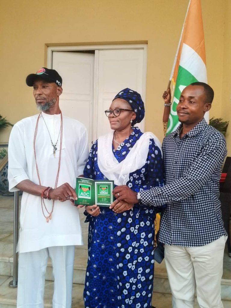 Atiku's first daughter, Fatima picks ADC membership card in Abuja