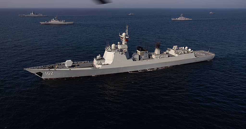 Chinese and Iranian warships arrive in South Africa for BRICS naval exercises