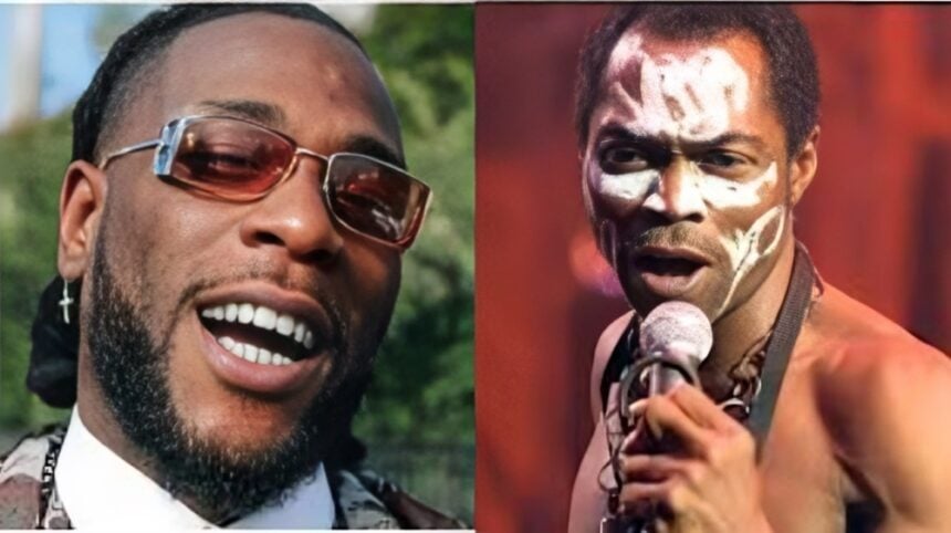 Fela is only one greater than me - Burna Boy