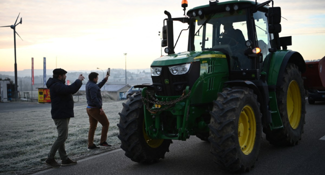 Farmers Enter Paris On Tractors In Protest At Trade Deal • Channels Television