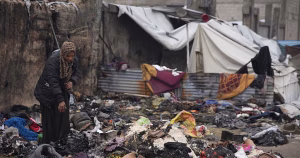 Gaza Fire Kills Grandmother And Grandson In Displacement Camp 300x158