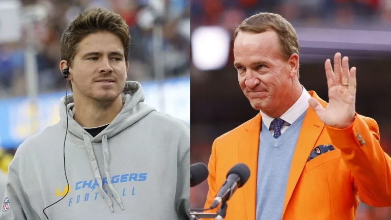 Justin Herbert "still is on a Peyton Manning-esque track" despite Chargers QB