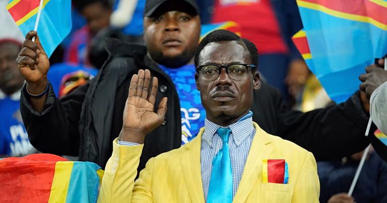 Patrice Lumumba lookalike goes viral supporting DR Congo at AFCON 2025