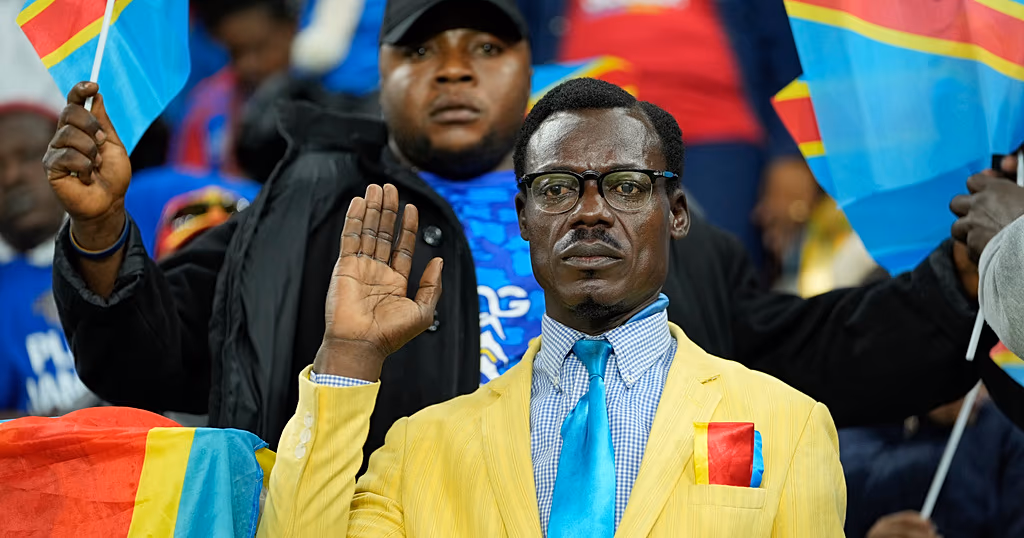 Patrice Lumumba lookalike goes viral supporting DR Congo at AFCON 2025
