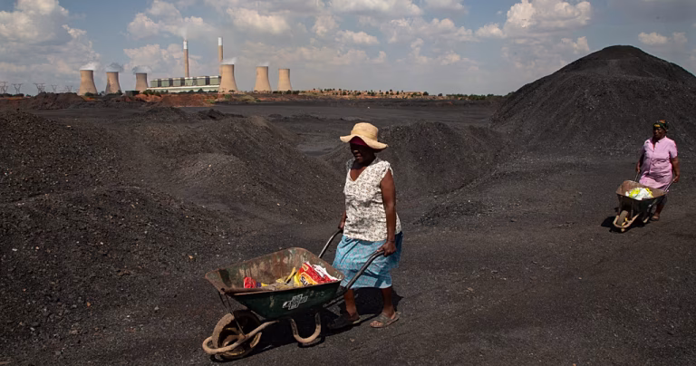 South Africa's informal miners fight for their future in coal's twilight