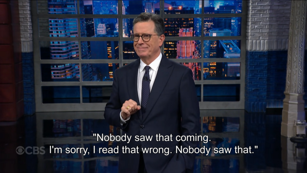 Stephen Colbert gleefully mocks Trump's record-setting low Kennedy Center Honors ratings