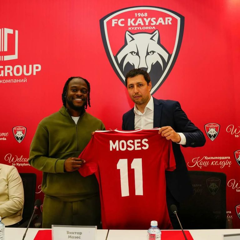 Transfer: Victor Moses signs for Kazakh side, FC Kaysar Kyzylorda