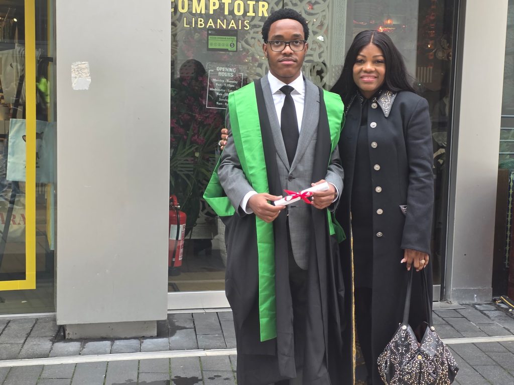 PHOTONEWS: Wike's son bags MSC from Kings College London