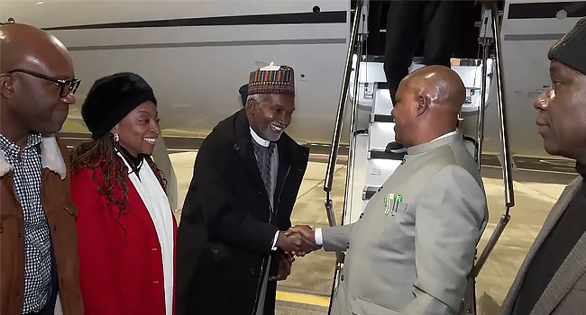 VP Shettima Arrives In Switzerland For 56th World Economic Forum • Channels Television