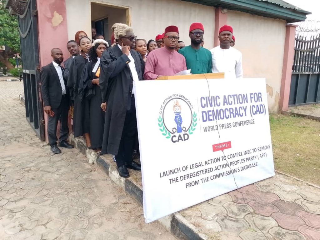 Group asks court to remove APP from INEC register 